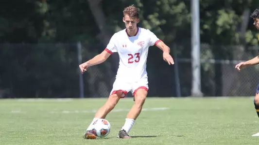Sebastian Schacht winds up for a shot