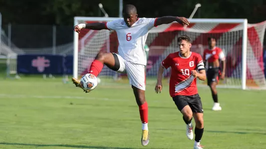 Bourdanne Ngongfor settle down the ball