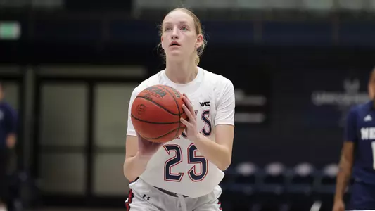 Aspen Garrison at the free throw line