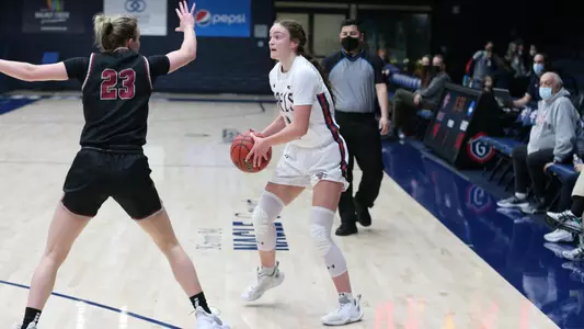 Wedin faces up vs. Santa Clara defender