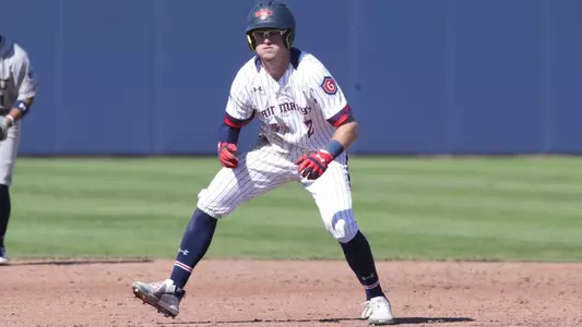 Blake Mann getting a lead off second