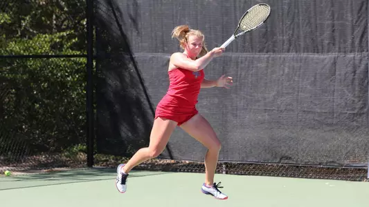 Lene Mari Hovda leaping shot