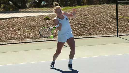 Kozyreva forehand shot in sun
