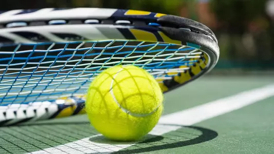 tennis stock shot