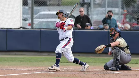 Nick Mistone swing on a double