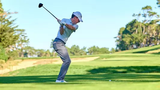 Connor Reis tee off rear view
