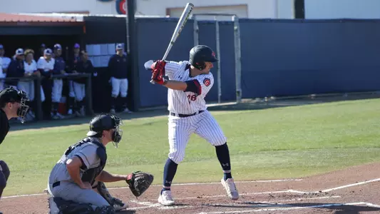 Blake McDonald at the plate