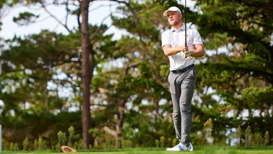 Bressum watches tee shot