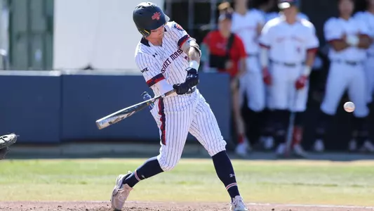 Blake Mann mid swing