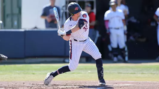 Chris Santiago mid swing