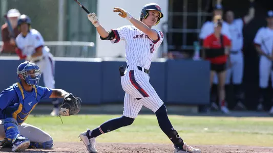Seth Nager follow through on swing