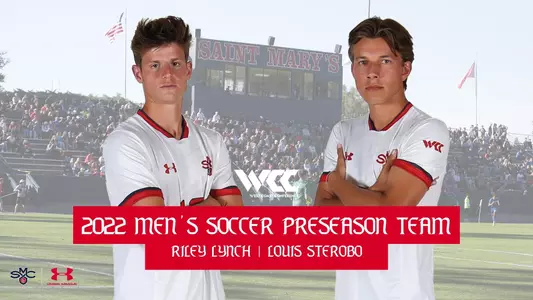 Sterobo and Lynch make 2022 WCC All-Preseason Team