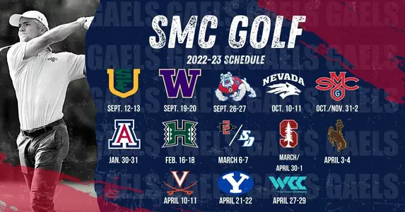 2022-23 golf schedule
