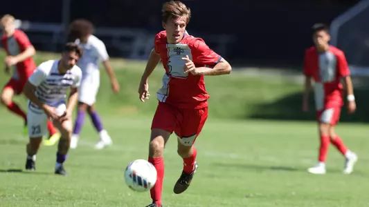 Louis Sterobo turning with the ball