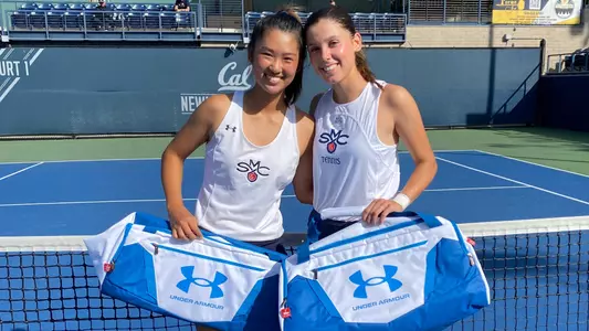 TianYu Dong and Juliette Daries win Gold bracket doubles at Cal Invite