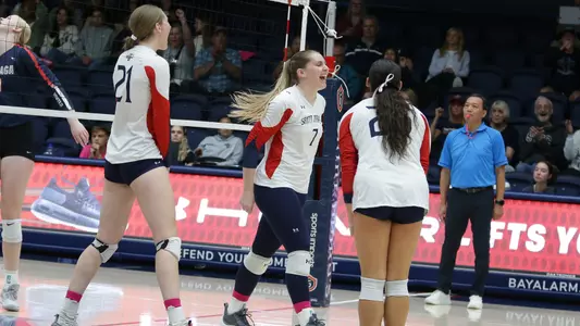 Hannah Taylor Celebration vs Gonzaga