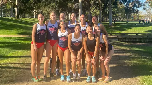 XC women team after Santa Clara