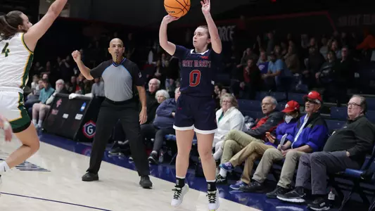 Clair Steele three point attempt