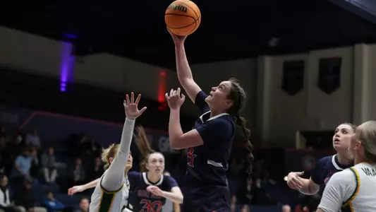 Taycee Wedin Layup from baseline view