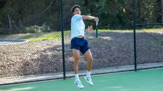 Carlos Ramos Membrives leaping shot vs. Bucknell