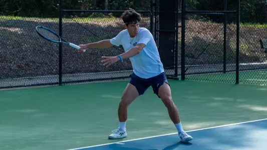 Carlos Ramos Membrives winds up for a return shot