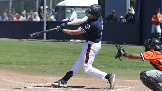 Bill Ralston swing in Blue jersey