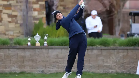Kristian Bressum tees off in Utah