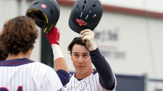 Almanza celebrates home run