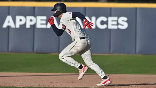 Blake McDonald running to second