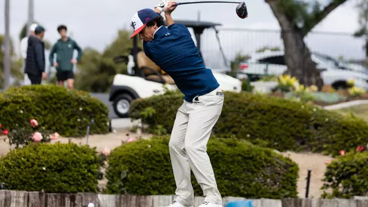 Ashbrook tee off in San Diego front view