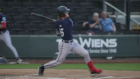 Coleman Schmidt hits home run at WCC Tournament