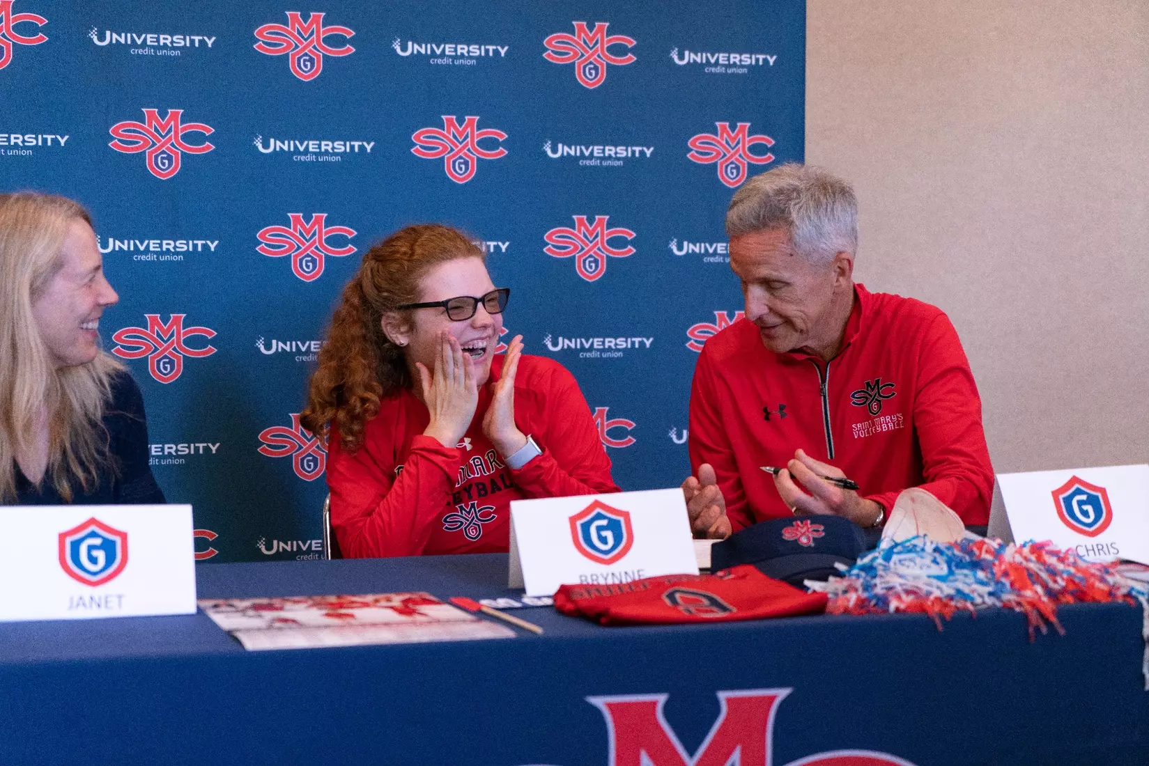 Brynne Knudsen with Gaels Volleyball