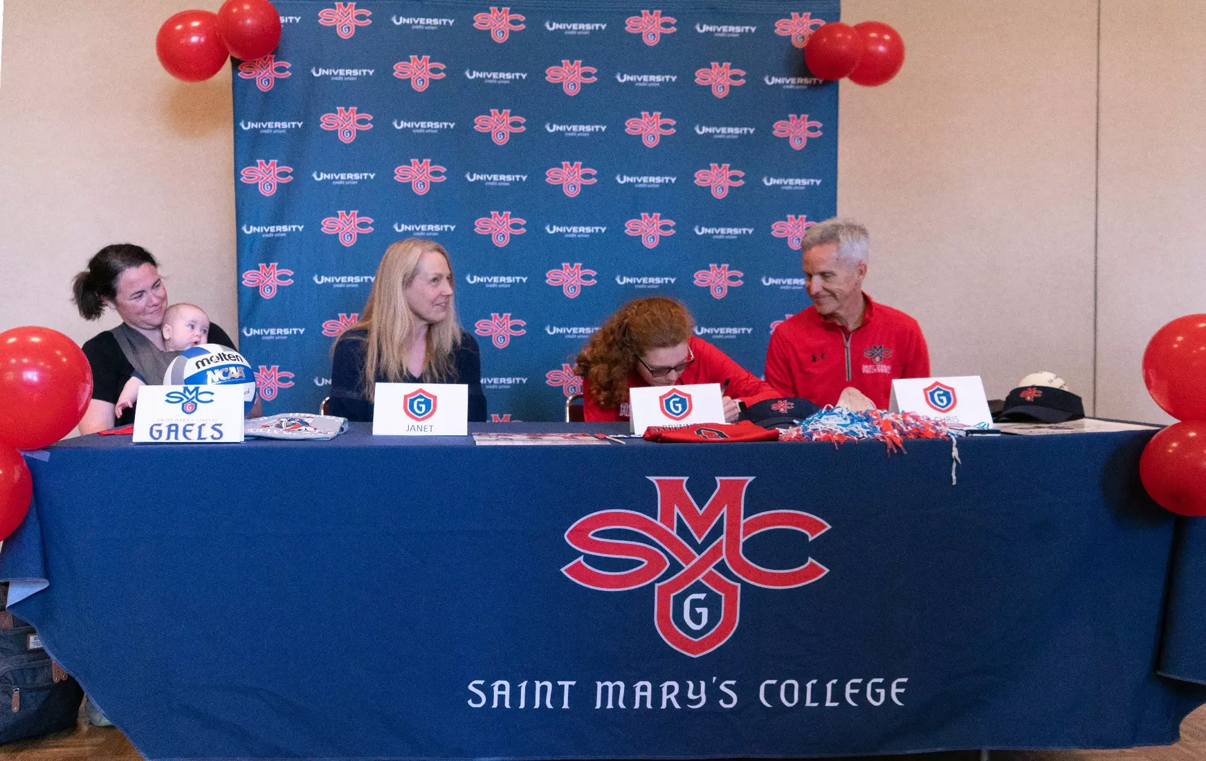 Brynne Knudsen with Gaels Volleyball