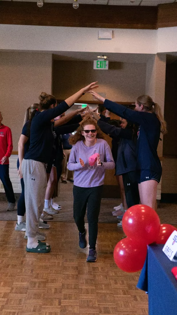 Brynne Knudsen with Gaels Volleyball