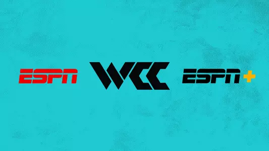 espn, wcc, and espn plus logos