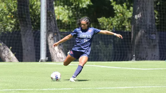 Marissa Garcia Winds up for a Kick
