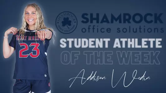 Addison Wedin named Shamrock Solutions Player of the Week