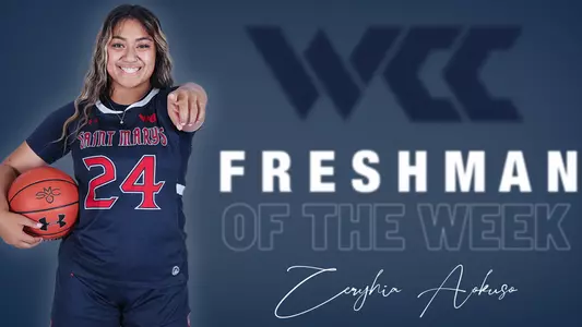 Aokuso earns 4th freshman of the week award