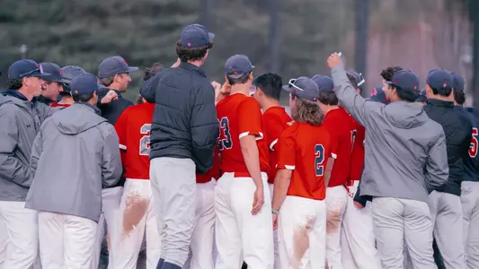 Team huddle at practice