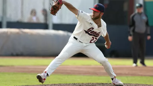 Ryan Sanders reaches back in his windup