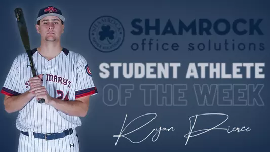 Ryan Pierce named Shamrock solutions student-athlete of the week for Feb. 27