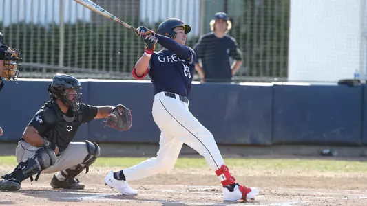 Christian Almanza swing for 1st inning home run