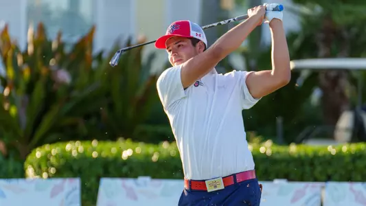 Aidan Lee follow through over shoulder