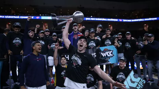 Alex Ducas and Team Celebrate post WCC Title Win