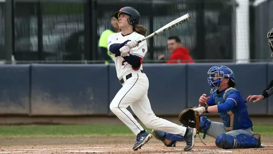 Gavin Napier watches follow through on HR to left