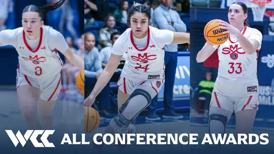 Jones, Aokuso, Bamberger earn WCC Honors