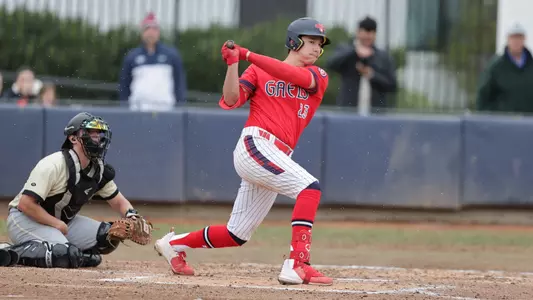 Almanza watches ball down the line