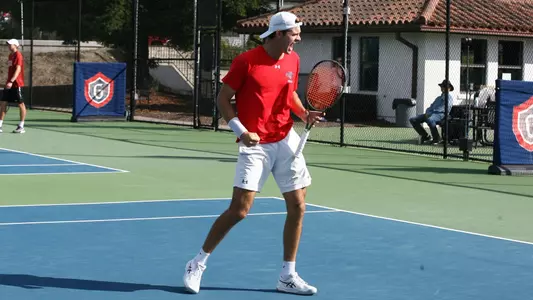 Diego Jarry celebrates win over Jessup