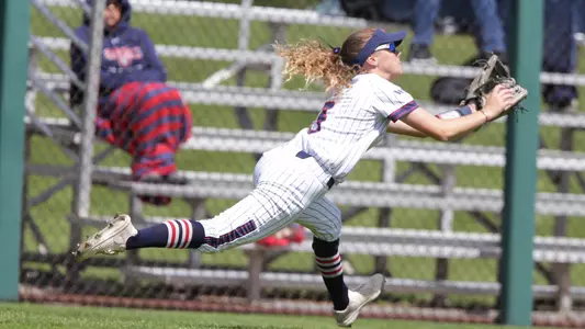 Hannah Ferguson diving catch vs Pacific