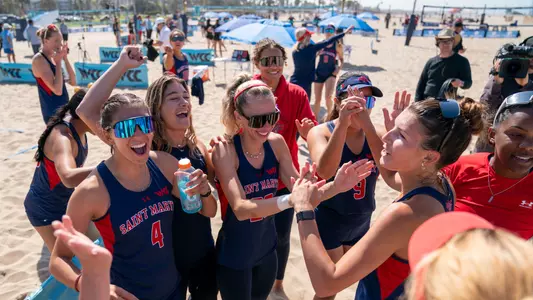 Team Celebrating post WCC Quarterfinal Win